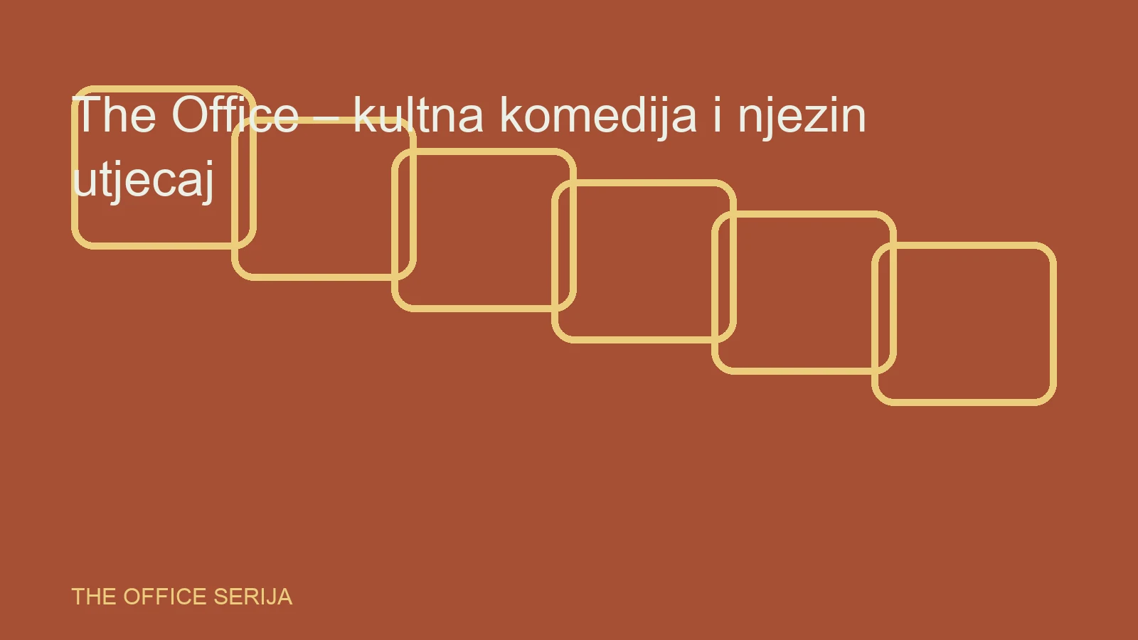 Urednička ilustracija za temu The Office serija